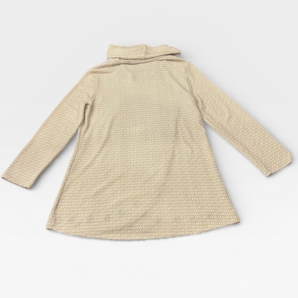 Multiples Patterned Cowl Neck Long Sleeve Tunic T… - image 8